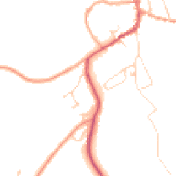 Daytime road noise heatmap for CO10 9SB