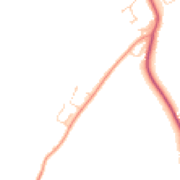Daytime road noise heatmap for CO10 9SG