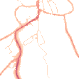 Daytime road noise heatmap for CO10 9SS