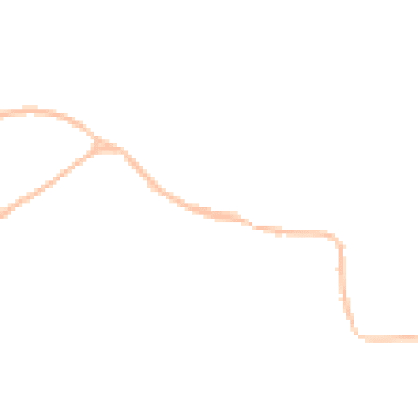 Night-time road noise heatmap for CO11 1AL