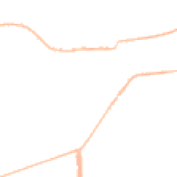 Night-time road noise heatmap for CO11 1DT