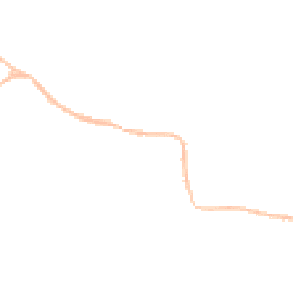 Night-time road noise heatmap for CO11 1LE