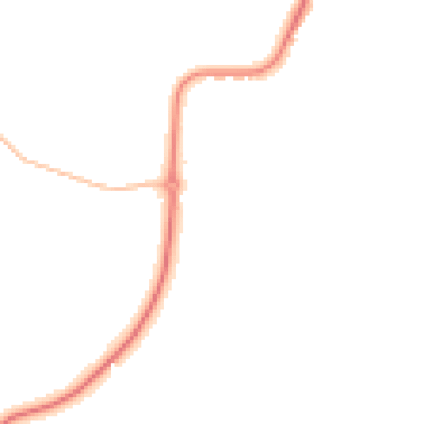 Night-time road noise heatmap for CO11 1QP