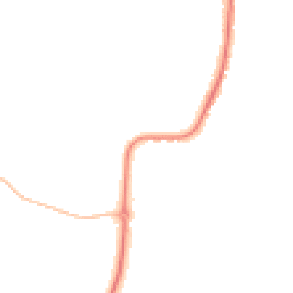 Night-time road noise heatmap for CO11 1SA