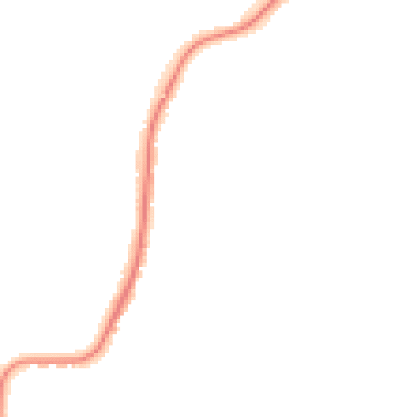 Night-time road noise heatmap for CO11 1SE