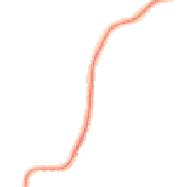 Night-time road noise heatmap for CO11 1SL