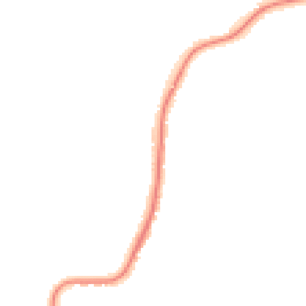 Night-time road noise heatmap for CO11 1SN