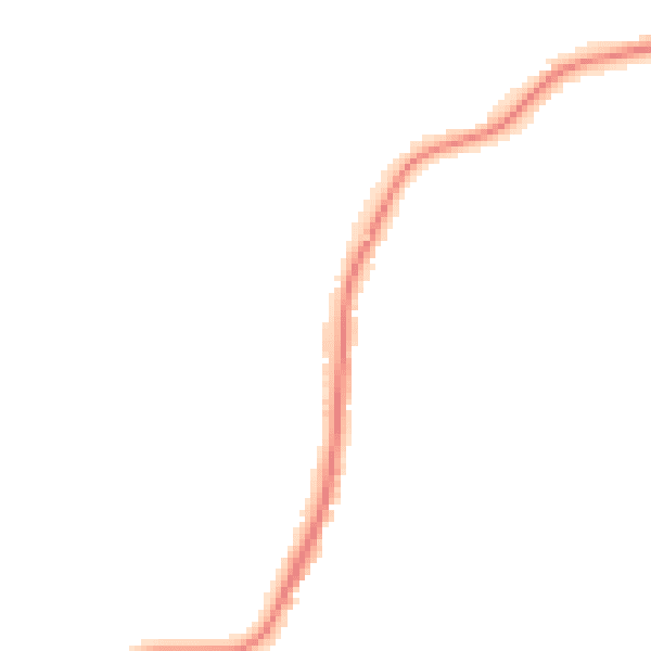 Night-time road noise heatmap for CO11 1ST