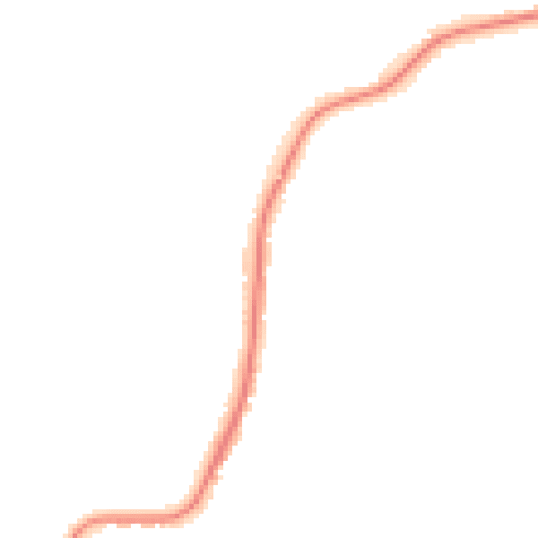 Night-time road noise heatmap for CO11 1SX