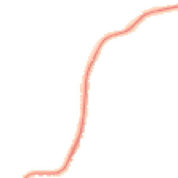 Night-time road noise heatmap for CO11 1SY