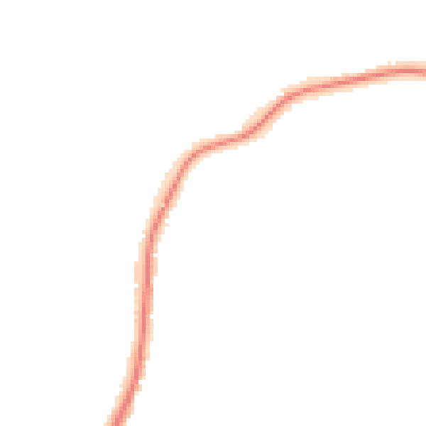 Night-time road noise heatmap for CO11 1TD
