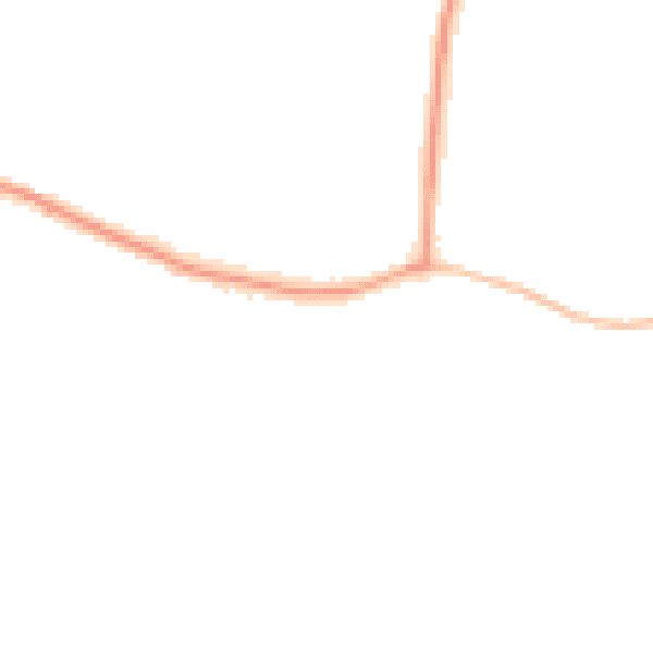 Night-time road noise heatmap for CO11 2AS