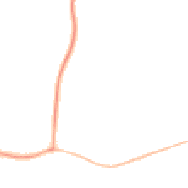 Night-time road noise heatmap for CO11 2FA