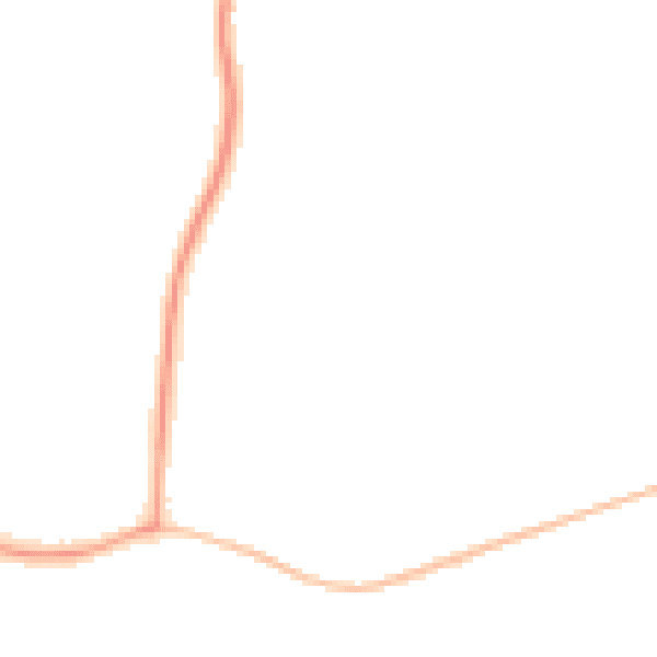 Night-time road noise heatmap for CO11 2FB