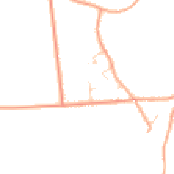 Daytime road noise heatmap for CO11 2FF