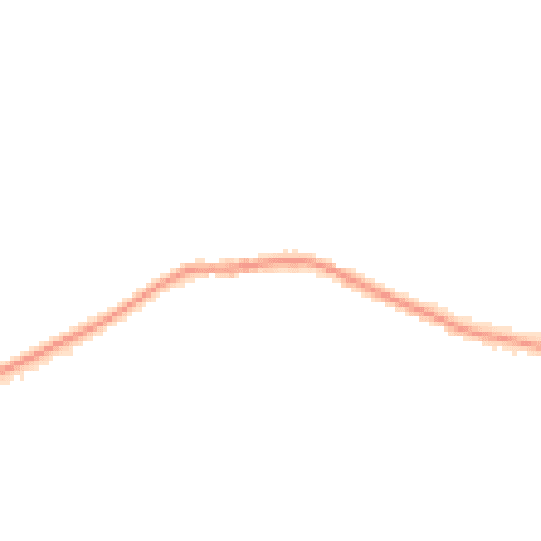 Night-time road noise heatmap for CO11 2JL