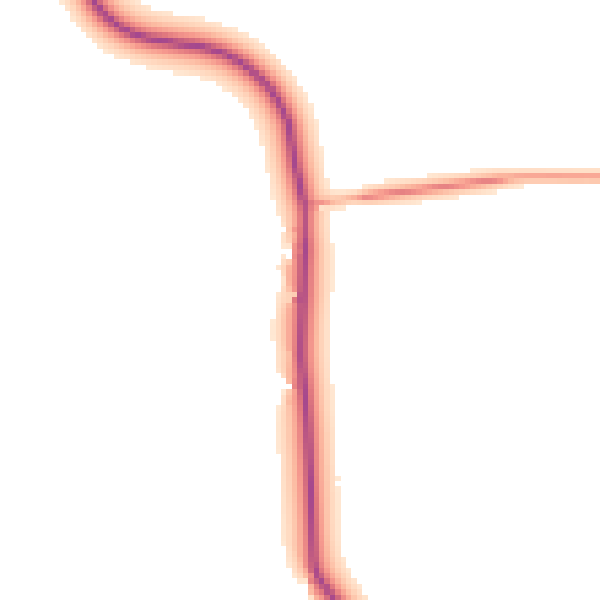 Daytime road noise heatmap for CO11 2NP