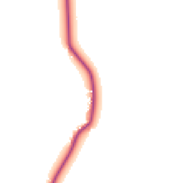 Daytime road noise heatmap for CO11 2NR