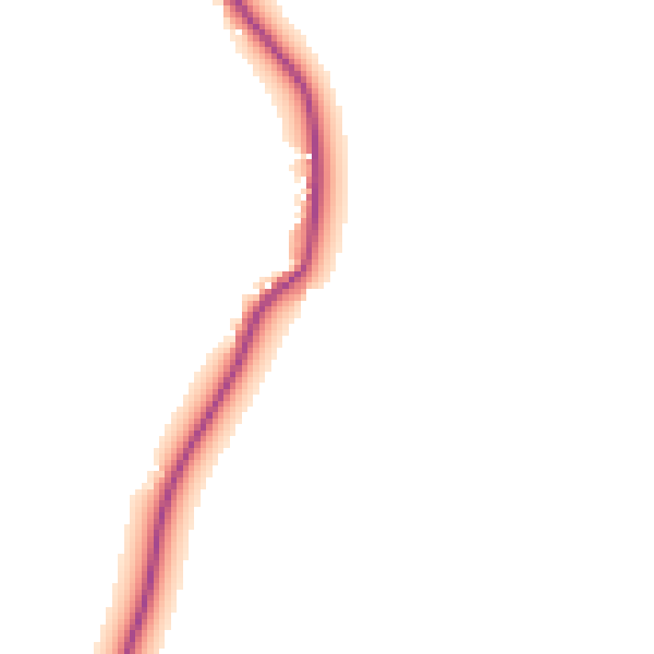 Daytime road noise heatmap for CO11 2NS