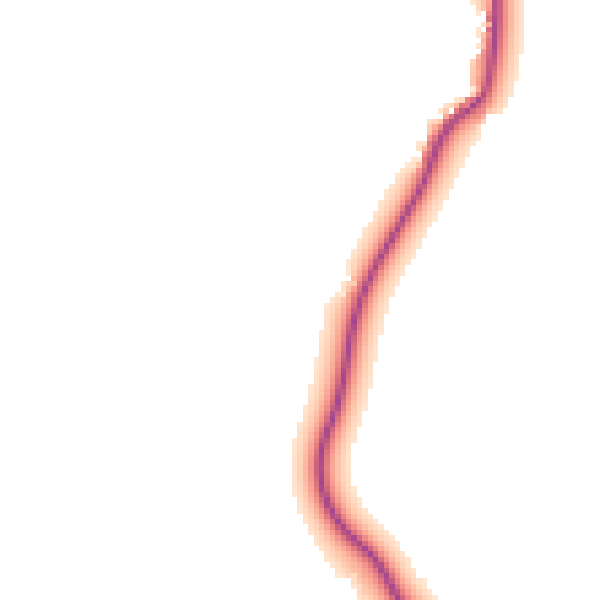 Daytime road noise heatmap for CO11 2NU
