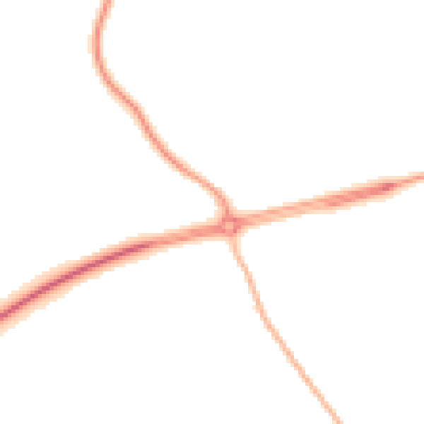 Night-time road noise heatmap for CO11 2PH