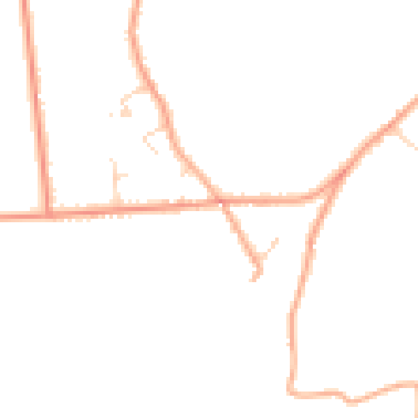 Daytime road noise heatmap for CO11 2QT