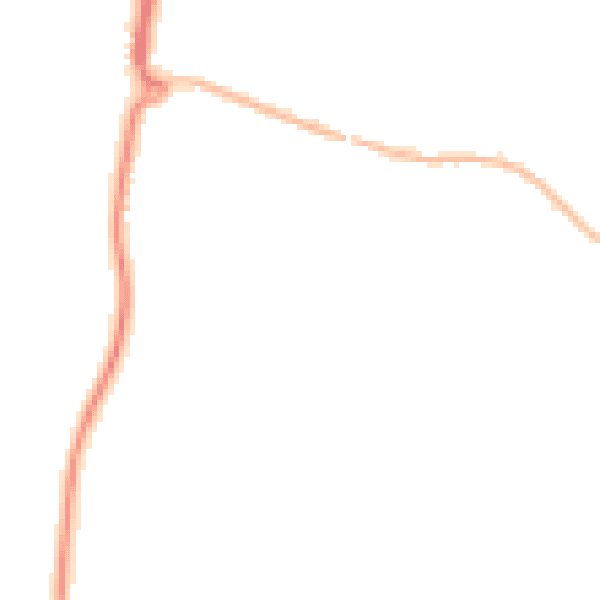 Night-time road noise heatmap for CO11 2SY