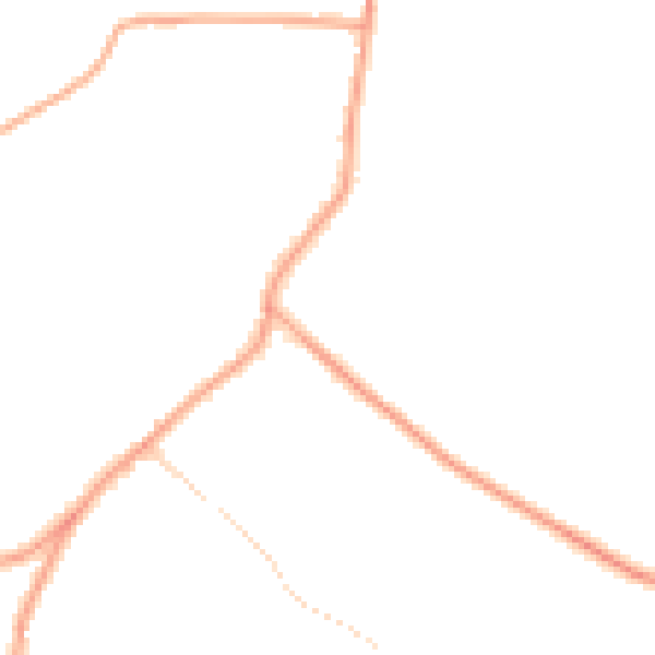 Daytime road noise heatmap for CO11 2UX