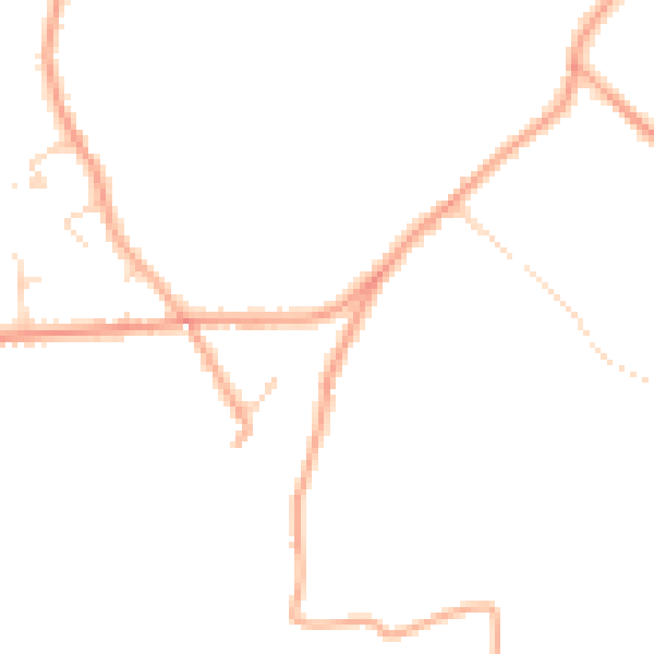 Daytime road noise heatmap for CO11 2XH