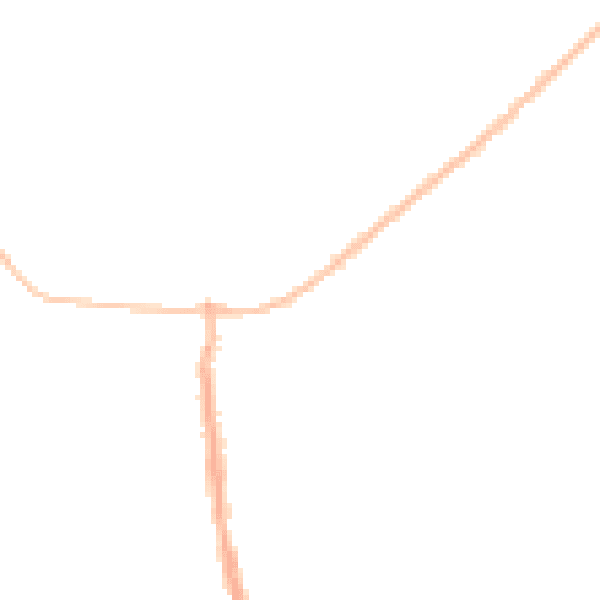 Night-time road noise heatmap for CO13 0AQ