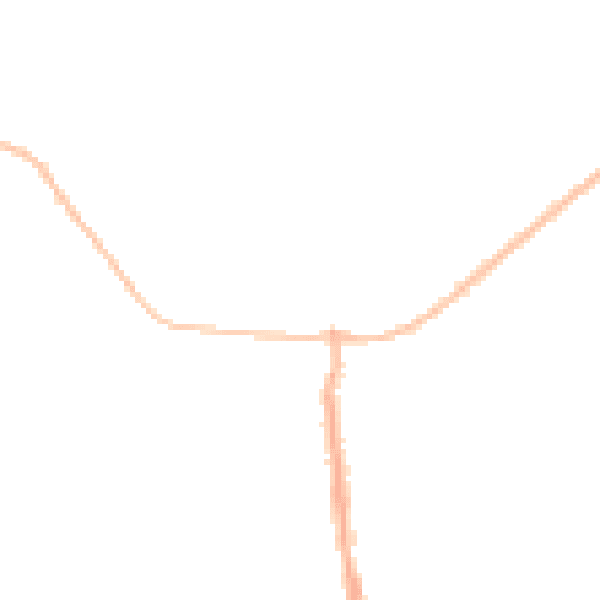 Night-time road noise heatmap for CO13 0BA