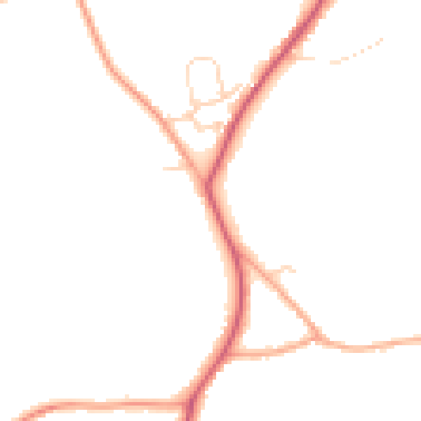Daytime road noise heatmap for CO13 0FD