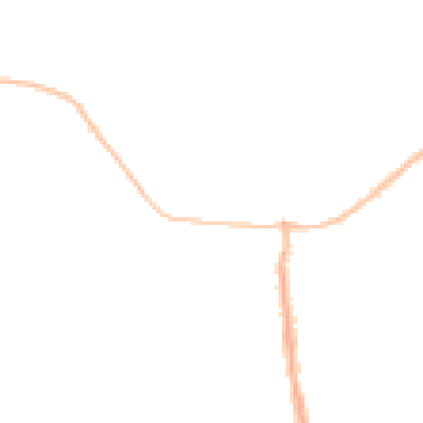 Night-time road noise heatmap for CO13 0TW
