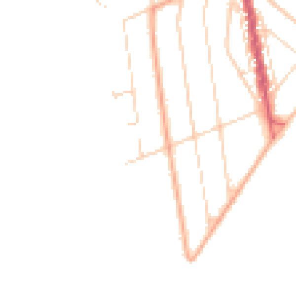 Daytime road noise heatmap for CO13 9ES