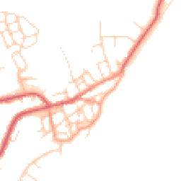 Daytime road noise heatmap for CO14 8AE