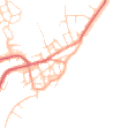 Daytime road noise heatmap for CO14 8AP