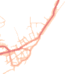 Daytime road noise heatmap for CO14 8AT