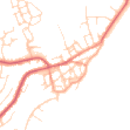 Daytime road noise heatmap for CO14 8BH