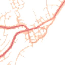 Daytime road noise heatmap for CO14 8BP