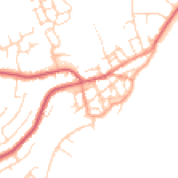 Daytime road noise heatmap for CO14 8BT