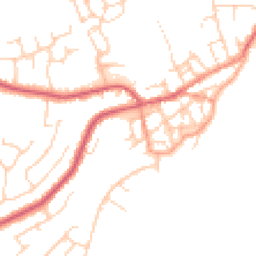 Daytime road noise heatmap for CO14 8BU