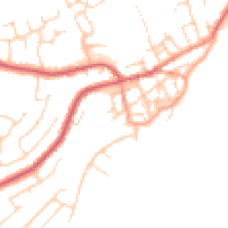 Daytime road noise heatmap for CO14 8BZ