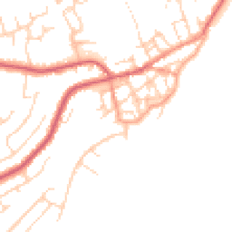 Daytime road noise heatmap for CO14 8DF