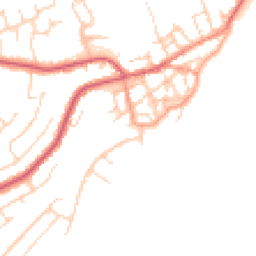 Daytime road noise heatmap for CO14 8DH