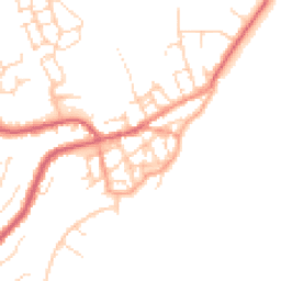 Daytime road noise heatmap for CO14 8DP