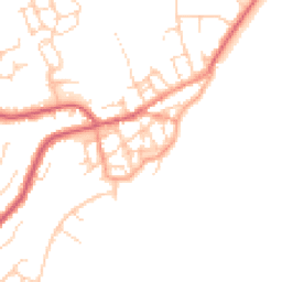 Daytime road noise heatmap for CO14 8DR