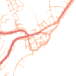 Daytime road noise heatmap for CO14 8DW