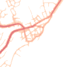 Daytime road noise heatmap for CO14 8EE