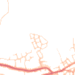 Daytime road noise heatmap for CO14 8FP