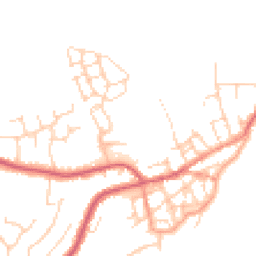 Daytime road noise heatmap for CO14 8FY